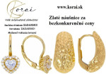 Zlaté náušnice Korai – fotka 1
